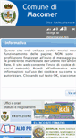Mobile Screenshot of comune.macomer.nu.it